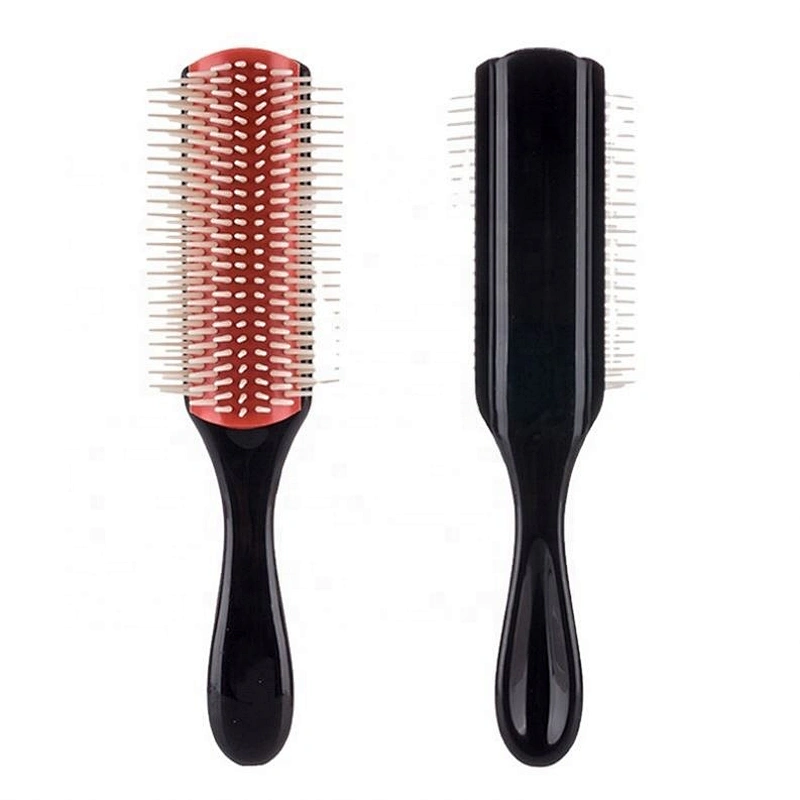 Factory Direct Top Selling Abs Custom Plating Denman Hair Brush