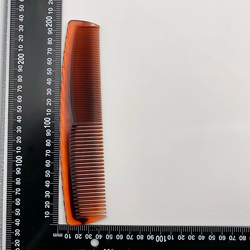 2020 New Design Amazon hot selling amber color hair comb plastic hair salon comb wholesale