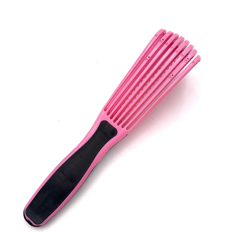 Xinlinda manufacturer Hot sale fashional comfortable multicolor bristles octopus 8 rows detangler brush