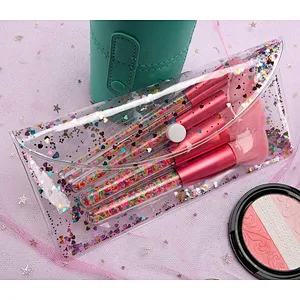 Candy Makeup Brush 5Pcs Portable Travel Set Cute Cosmetic