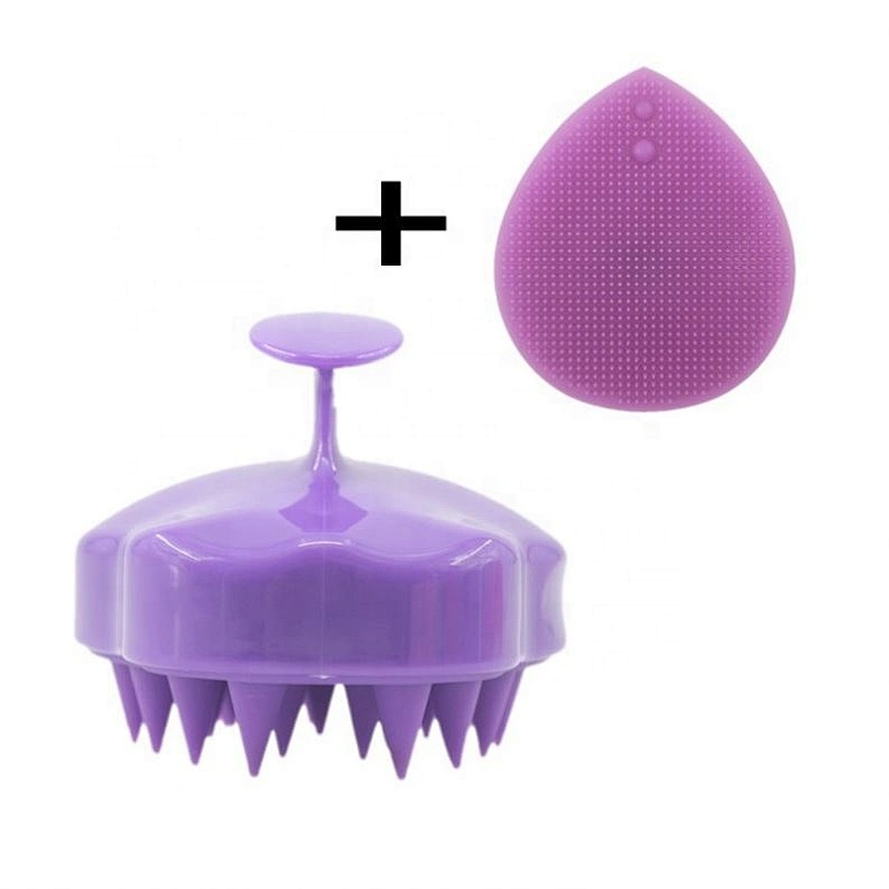 Silicone Scalp Hair Massage Brush,Scalp Massaging Shampoo Brush