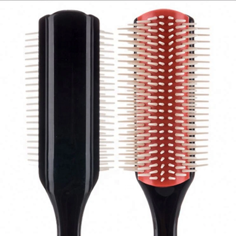 Amazon Hot Sell Private Label New Denman 9 Row Bristle Style Diane Hair Brushes For Men's Styling Care