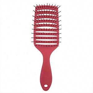 2020 Hot Selling Matte Finish Wide Curved Vent Detangling Hair Brush