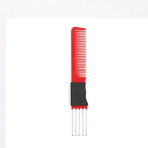 Abs Customized Hot Compact Detangling Hair Brush Tail Hairdressing Plastic Fork Comb