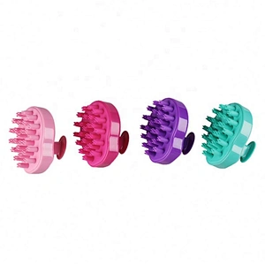 Silicone Scalp Hair Massage Brush,Scalp Massaging Shampoo Brush