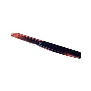 Xinlinda brand folding beard brush fine tooth pocket hotel plastic mini folding beard mustache lice Comb