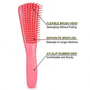 Pravite Label Wet Curly Hair Brush Detangling Octopus