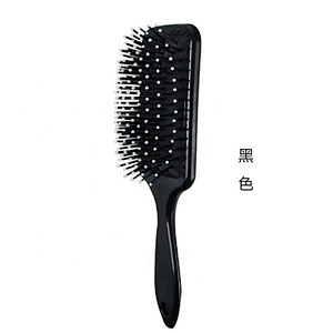 Private Label Paddle Brush Straightener Hair Scalp Massage Comb Plastic Head Brus
