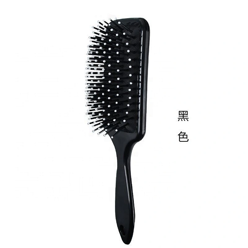 Private Label Paddle Brush Straightener Hair Scalp Massage Comb Plastic Head Brus