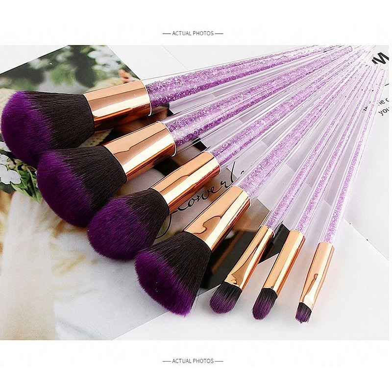 Wholesale High Quality 7 Pcs Makeup Brush Set Synthetic Make Up