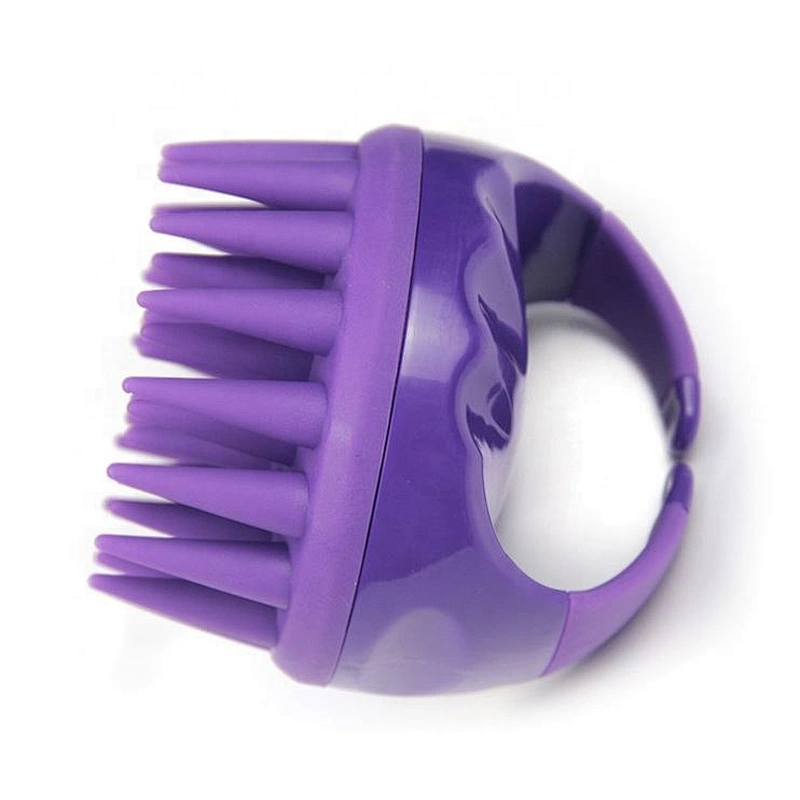 Private Label Custom Silicone Scalp Massager Shampoo Brush