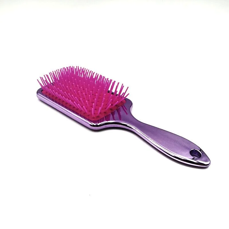 Xinlinda premium hot sale new product galvanized glossy surface hair paddle cushion brush