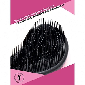 Customized Color Logo Detangling Hair Brush Comb Classic For Curly