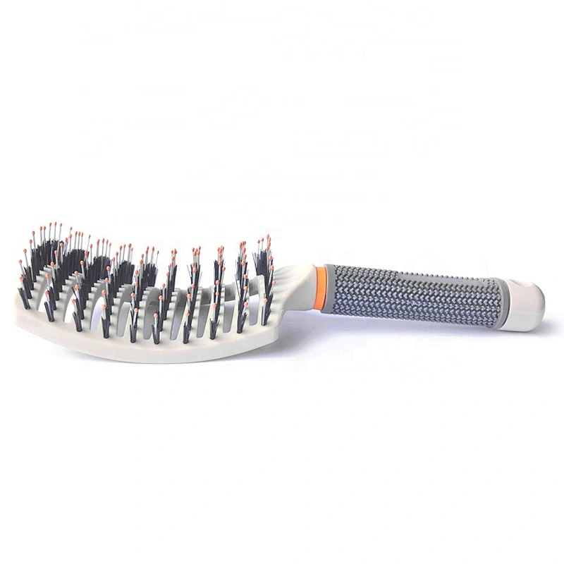 Women Hair Scalp Massage Comb Bristle & Nylon Hairbrush Wet Curly Detangle Brush For Salon Hairdressing Styling Tools