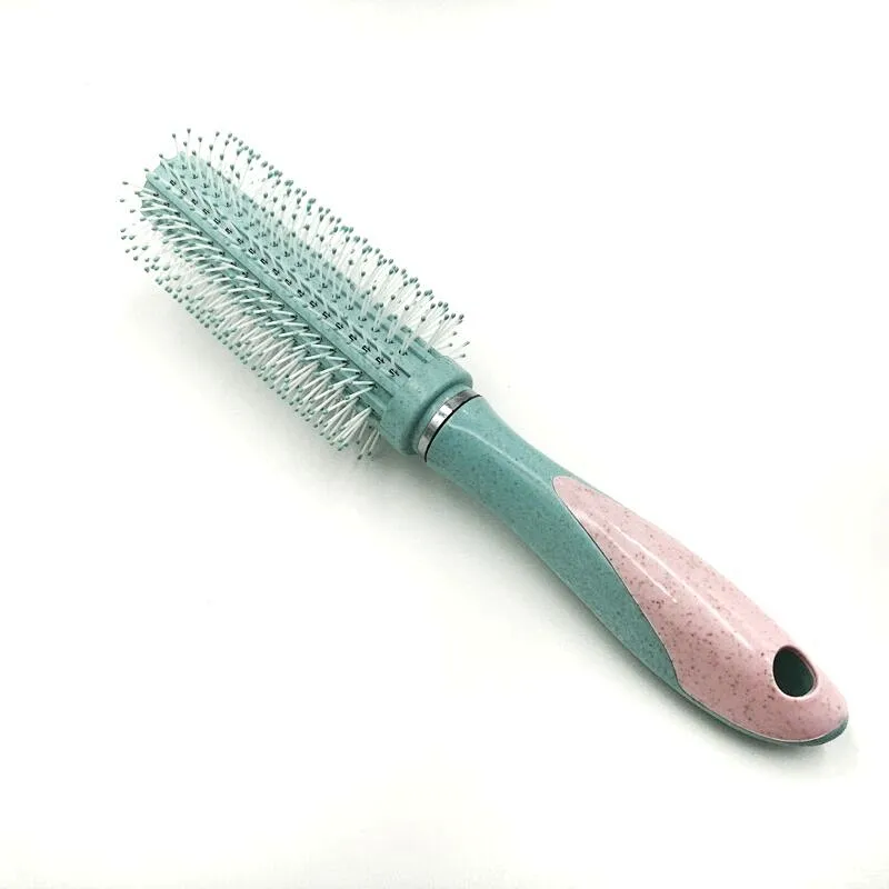 Yaeshii New Boar Bristle electroplating Paddle Hair Brush Salon Hairdressing Oval Comb For Scalp Massage In Gold And Silver