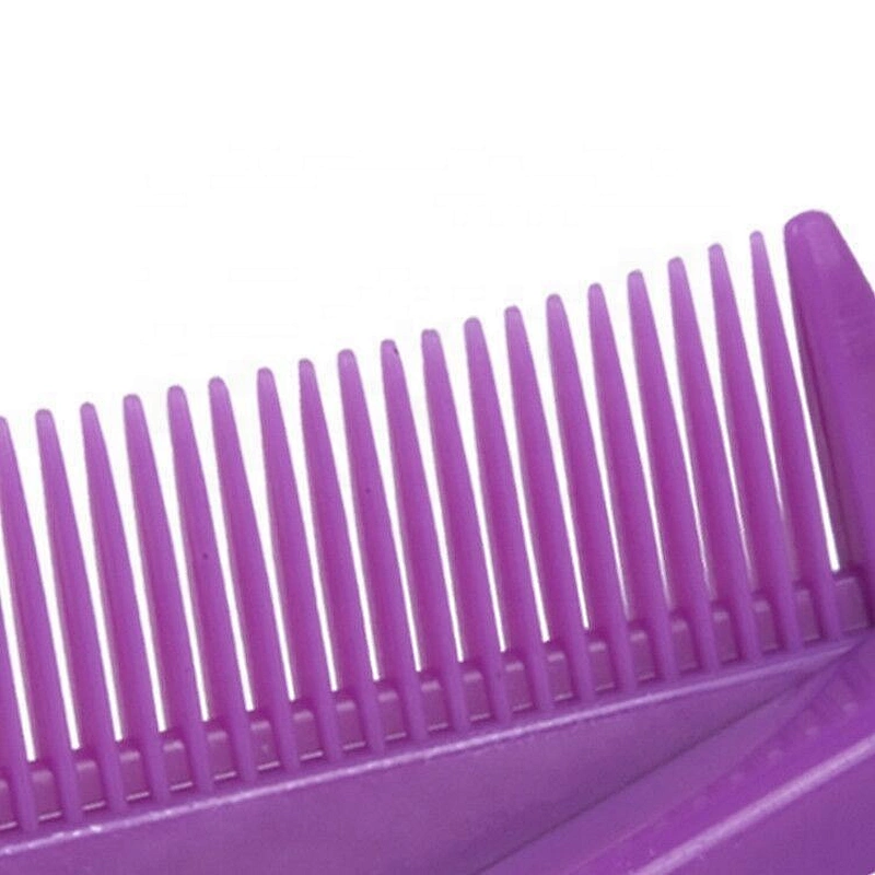 OEM factory direct hair care tool baked oil make up brush colorful 3 in 1 boar bristle edge control brush