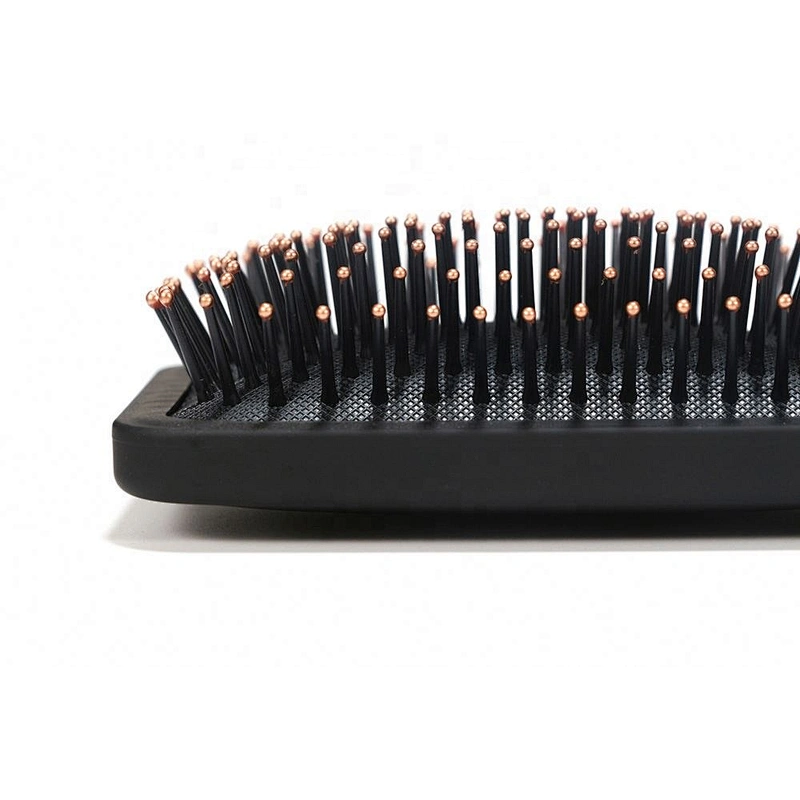 Black Paddle Cushion Hair Massage Brush Professional Comb