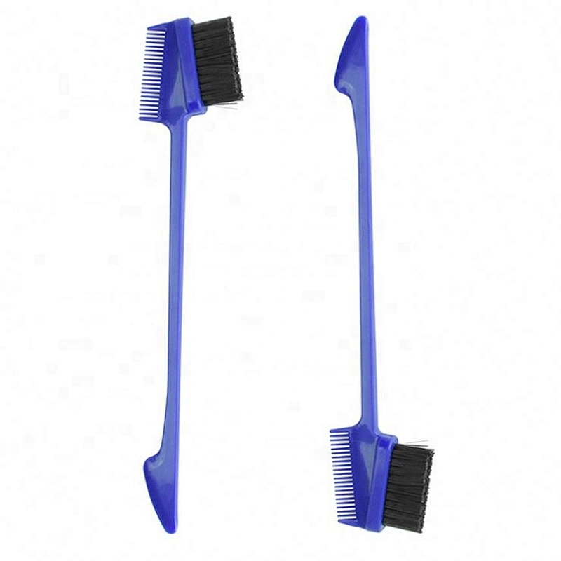 Professional Double Sided Eyebrow Lash Comb private label hair edge control brush
