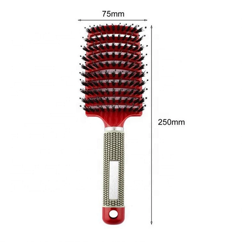 2019 Women Hair Scalp Massage Comb Bristle & Nylon Hairbrush Wet Curly Detangle Brush For Salon Hairdressing Styling Tools