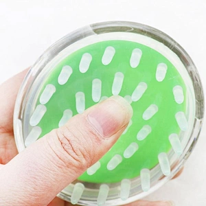 Hair Scalp Massaging Shampoo Brush Silicone Soft Comb For Care Cleaning Shower