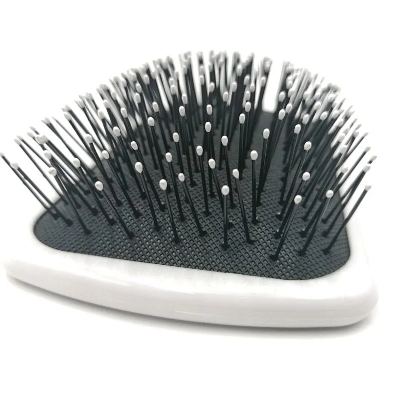new plastic massager paddle cushion hair brush