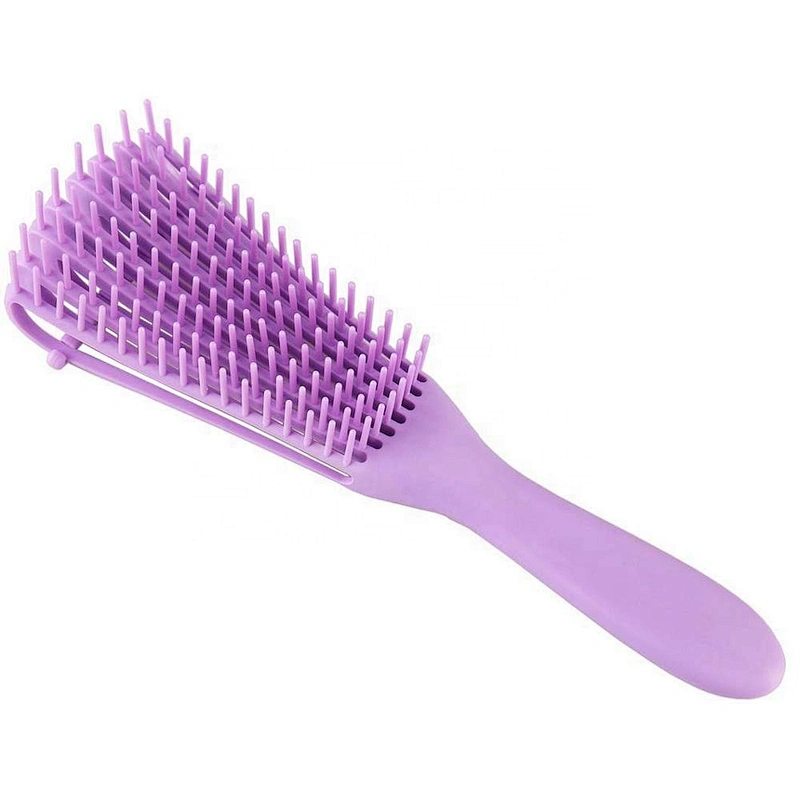 Luxury Special Plastic 8 Rows Head Curve Vent Detangling Hair Brush