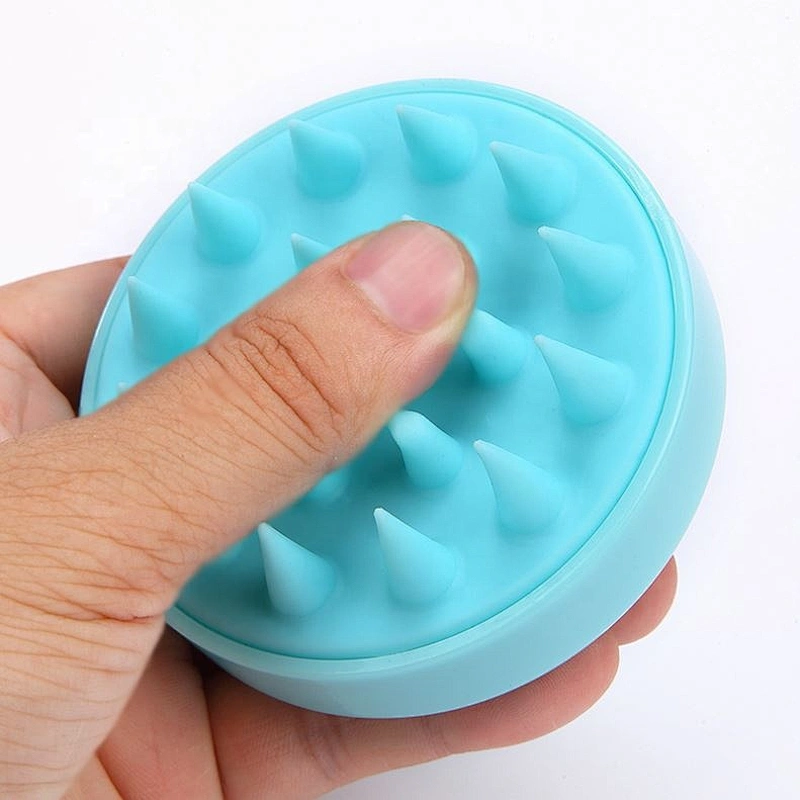 Salon Hair Home Shampoo Bath Massage Scalp Silicone Brush