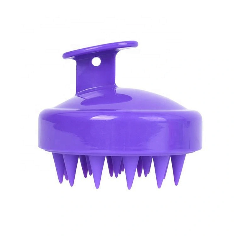 ABS colorful washing care shower shampoo scalp massager brush soft silicone teeth handheld claw head massage