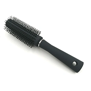 Lirong Professional Hair Brush Bristle Detangling Wet Plastic Custom Logo Thin Nylon Round Laser