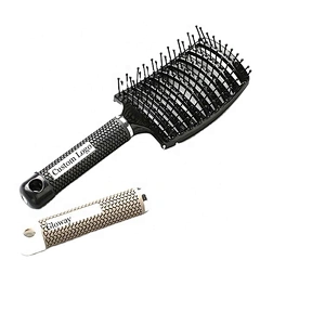 Professional Hairdressing Styling Tools Anti-static Massage Hairbrush Curved Vent Detangling Hair Brush for Fast Blow Drying