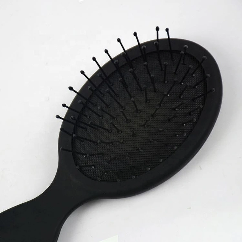 New Fashion Eco Hairbrush Black Pocket Travel Kids Nylon Pins Mini Hair Brush