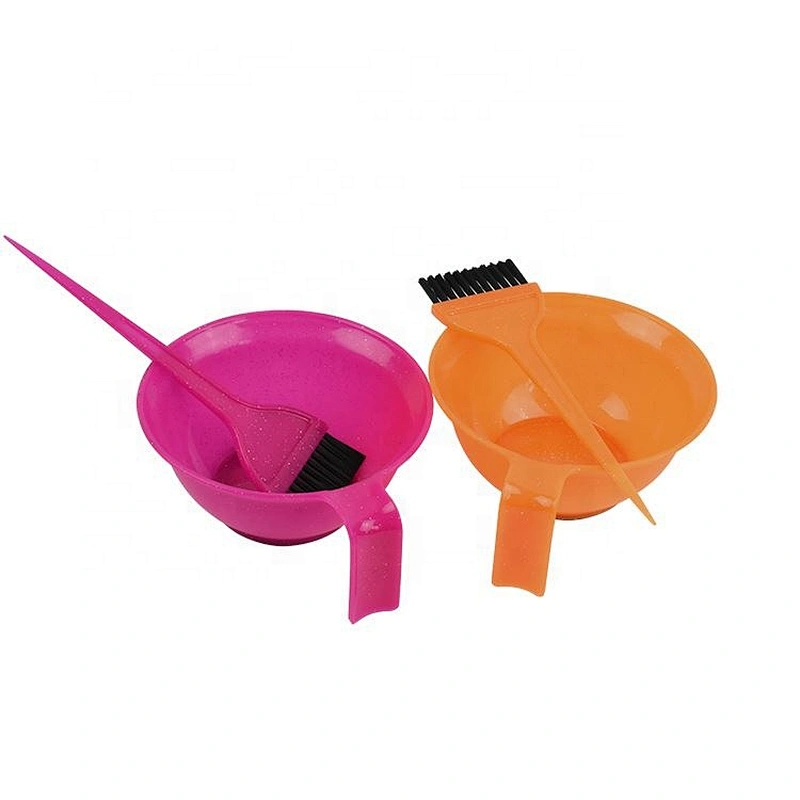 Factory price Purple Glitter Hair Dye Tint Bowl Color Mixing Bowl salon Hairdresser Coloring Bowl