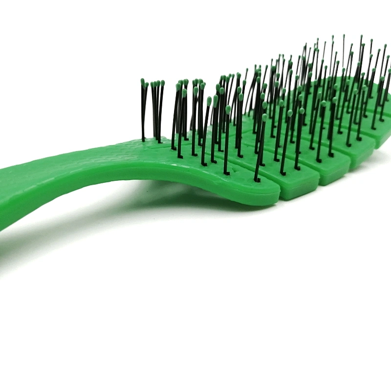 Beauty Scalp Massage Hairbrush Comb Oval Anti-static Paddle Comb Hair Styling Tool Boar Bristle Nylon Hair Brush