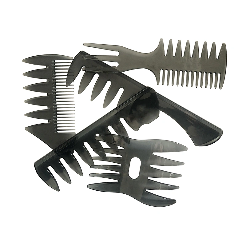 Xinlinda brand personalized plastic hair travel  hairdressing comb set
