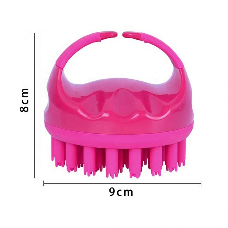 Amazon hot selling brush factory soft shampoo scalp massage silicone hair washing brush