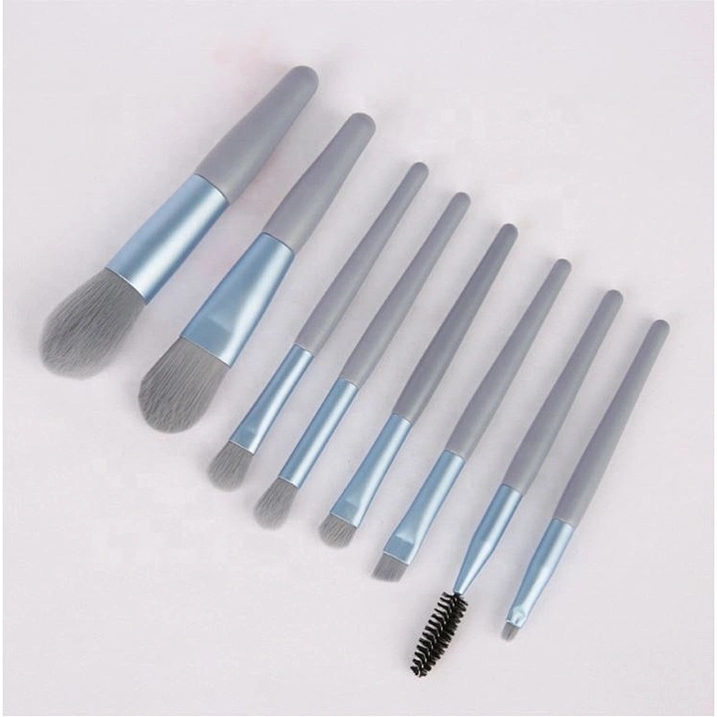 Mini 8 - Pack Professional Makeup Brush Set Brushes Factory Stock