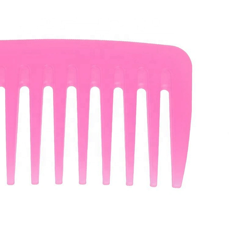 Amazon Hand Wide Tooth Hair Comb Hot Selling Personalized Large Size Plastic for Curly Hair Common Comb
