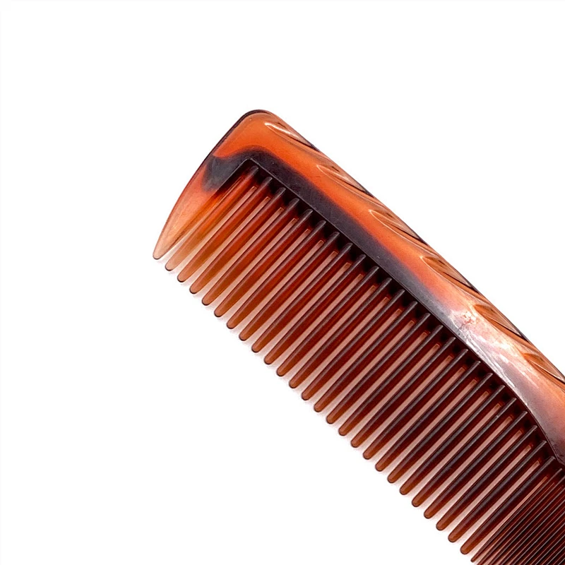 2020 New Design Amazon hot selling amber color hair comb plastic hair salon comb wholesale