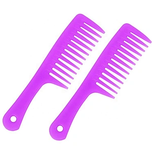 Plastic Material Wide Tooth Barber Comb With Logo Natural Hair Custom woman dye comb