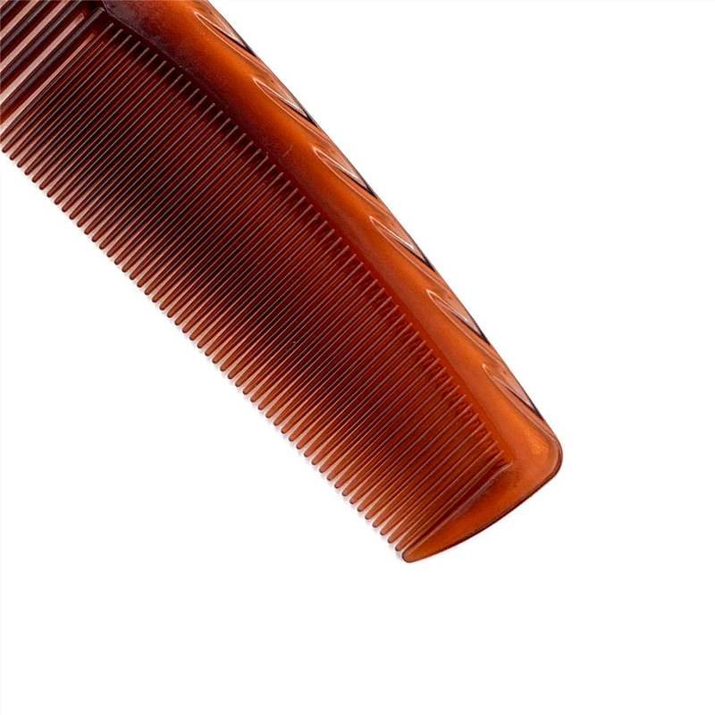 2020 New Design Amazon hot selling amber color hair comb plastic hair salon comb wholesale