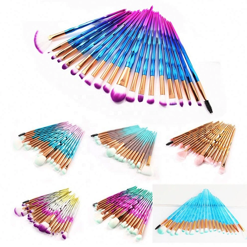 20Pcs Makeup Brushes Set Beauty Make Up Tool Cosmetic Powder Foundation Blending Eye Shadow Eyebrow Eyelash Brush