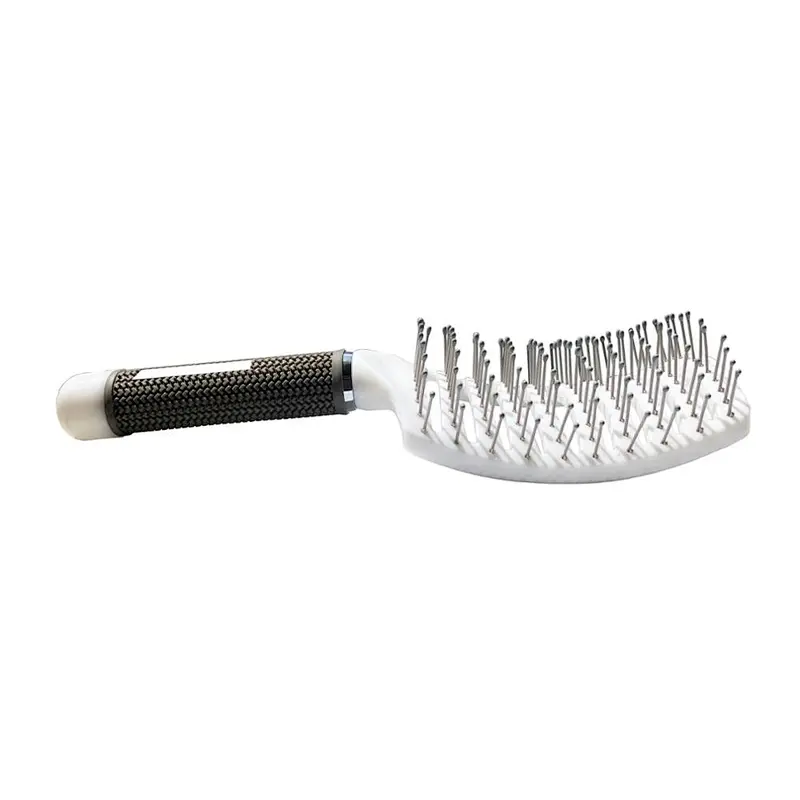 Xinlinda brand 2018 New Arrival China wholesale plastic curve hair brush Salon hairdressing brush