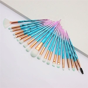 20Pcs Makeup Brushes Set Beauty Make Up Tool Cosmetic Powder Foundation Blending Eye Shadow Eyebrow Eyelash Brush
