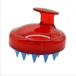 Soft Silicone Bristle Bath Shower Shampoo Head Scalp Massage Brush