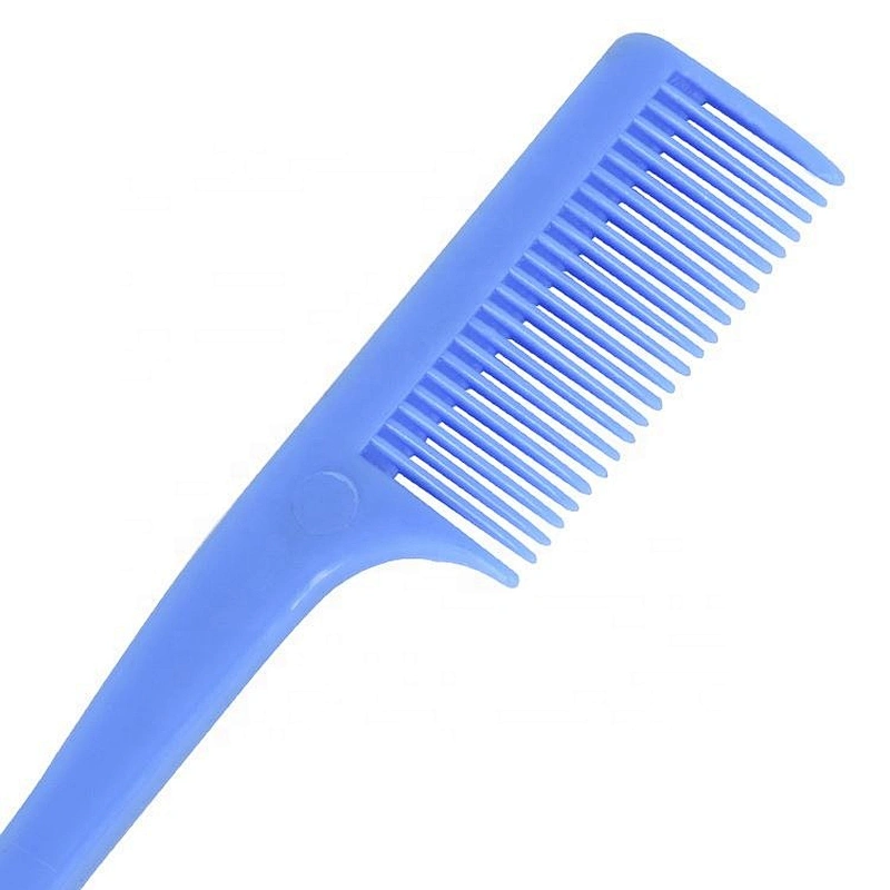 Wholesale custom private label cheap bedazzled double sided eyebrow comb edge control hair Brush