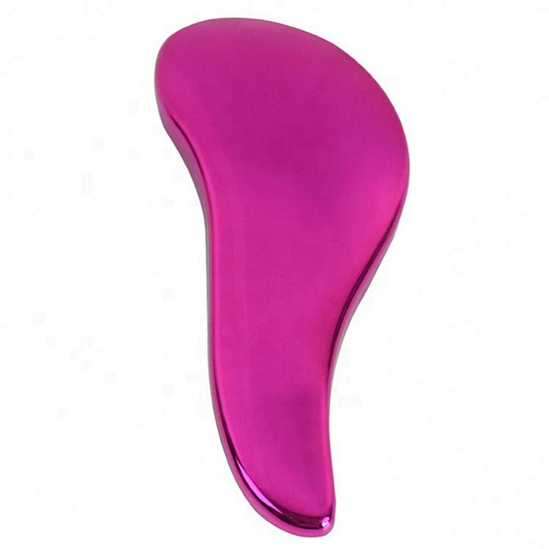 New fashion style OEM manufacturer color change shiny tangle free scalp customized detangling hair brush