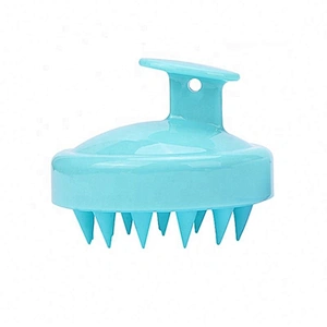 Silicone Shampoo Scalp Shower Washing Hair Massage Brush Style Beauty Barber Comb
