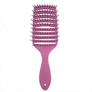 2020 Hot Selling Matte Finish Wide Curved Vent Detangling Hair Brush