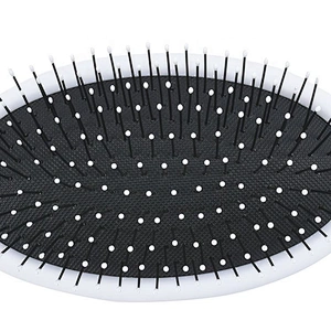 Professional soft comfortable customized color logo plastic hairbrush wet hair brush