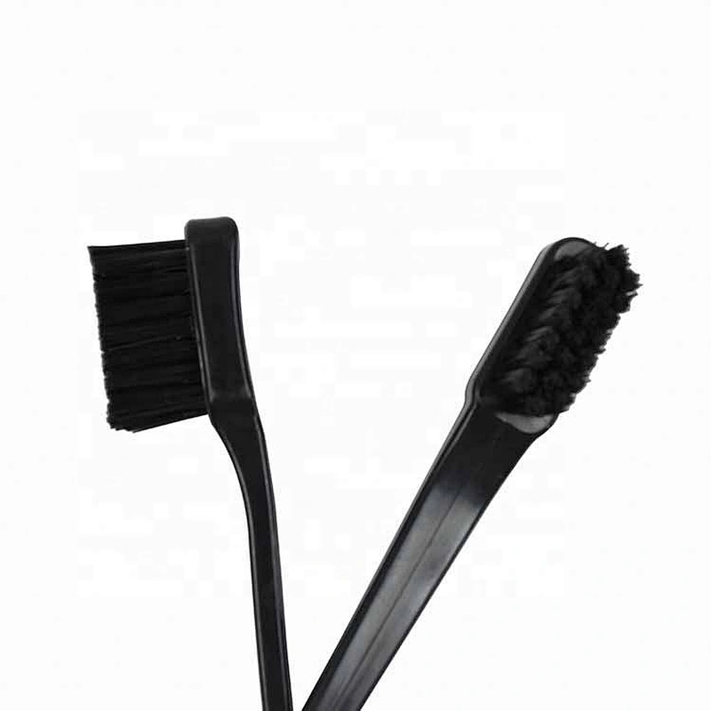 Double Sided Eyebrow Lash Comb private label plastic double side hair edge control brush